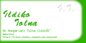 ildiko tolna business card